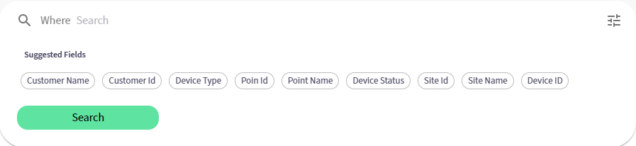 Devices Search Screenshot